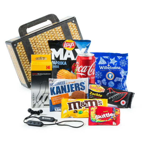 Snack & Sound kerstpakket van La Moustache
